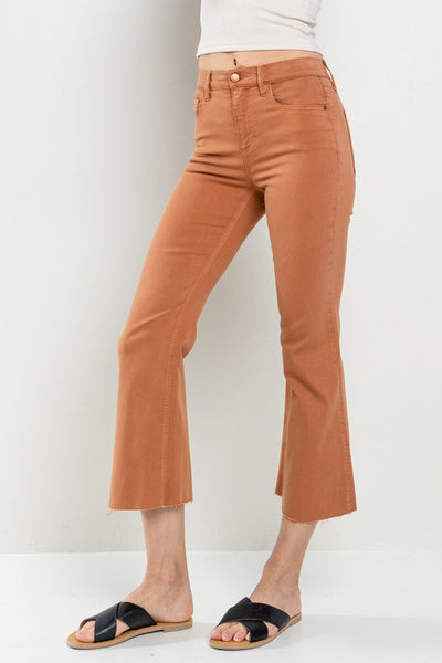 High Rise Cropped Jeans