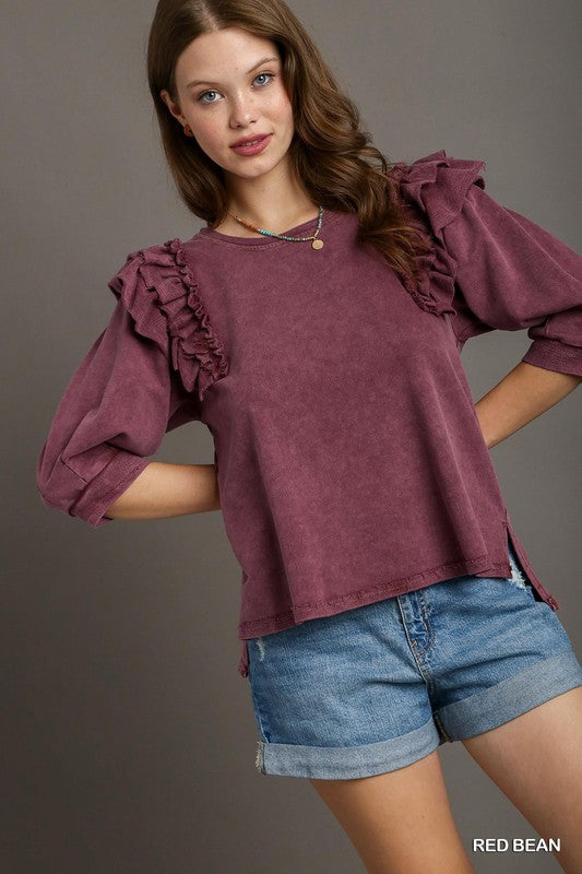 Lauren Double Ruffle Top