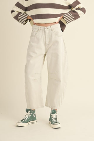 Maci Cotton Barrel Pants