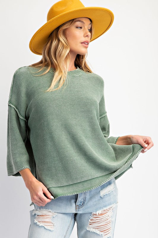 Kallie Knit Sweater Top