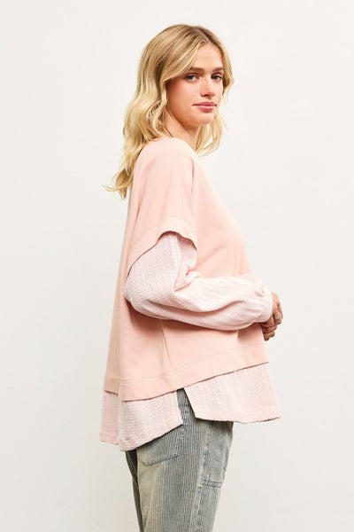 Jackie Layered Sweater Top