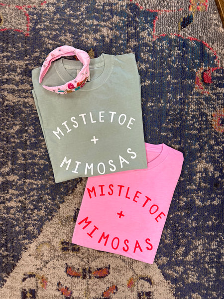 Mistletoes + Mimosas Tee