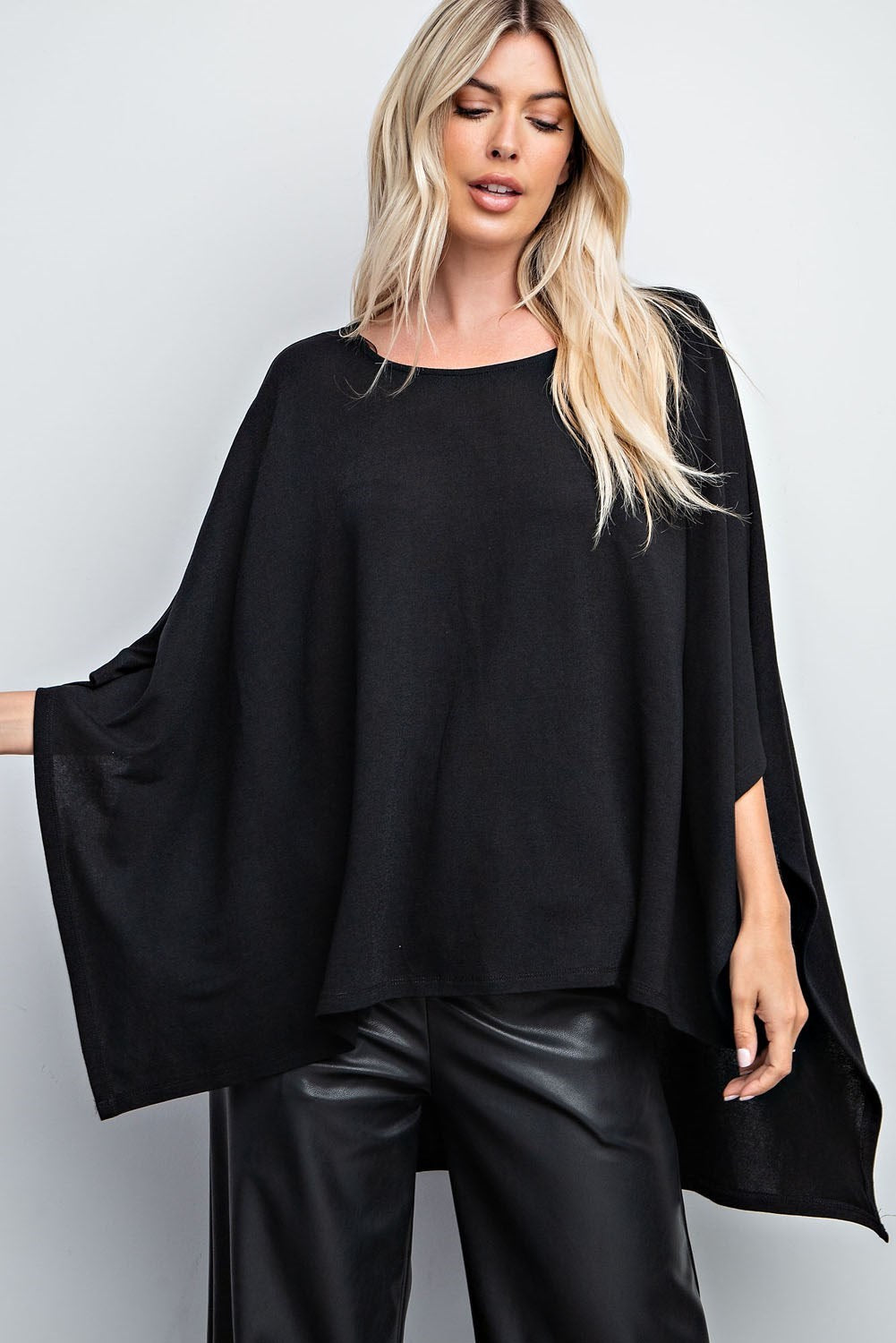 Zoey Poncho Top