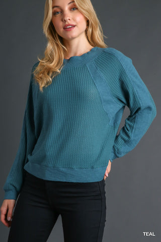 Camden Waffle Knit Top