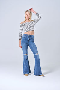 High Rise Ultra Flare Jeans