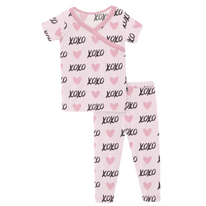 XOXO Kimono PJ Set