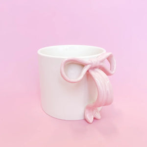 Pink Bow Ceramic Mug