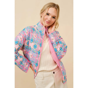 Challis Floral Quilted Jacket