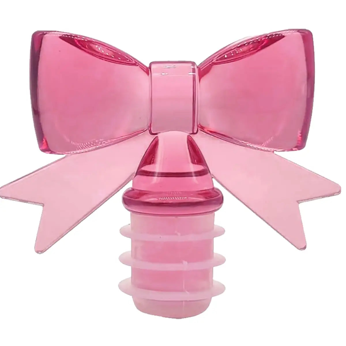 Pink Bow Wine Bottle Stopper