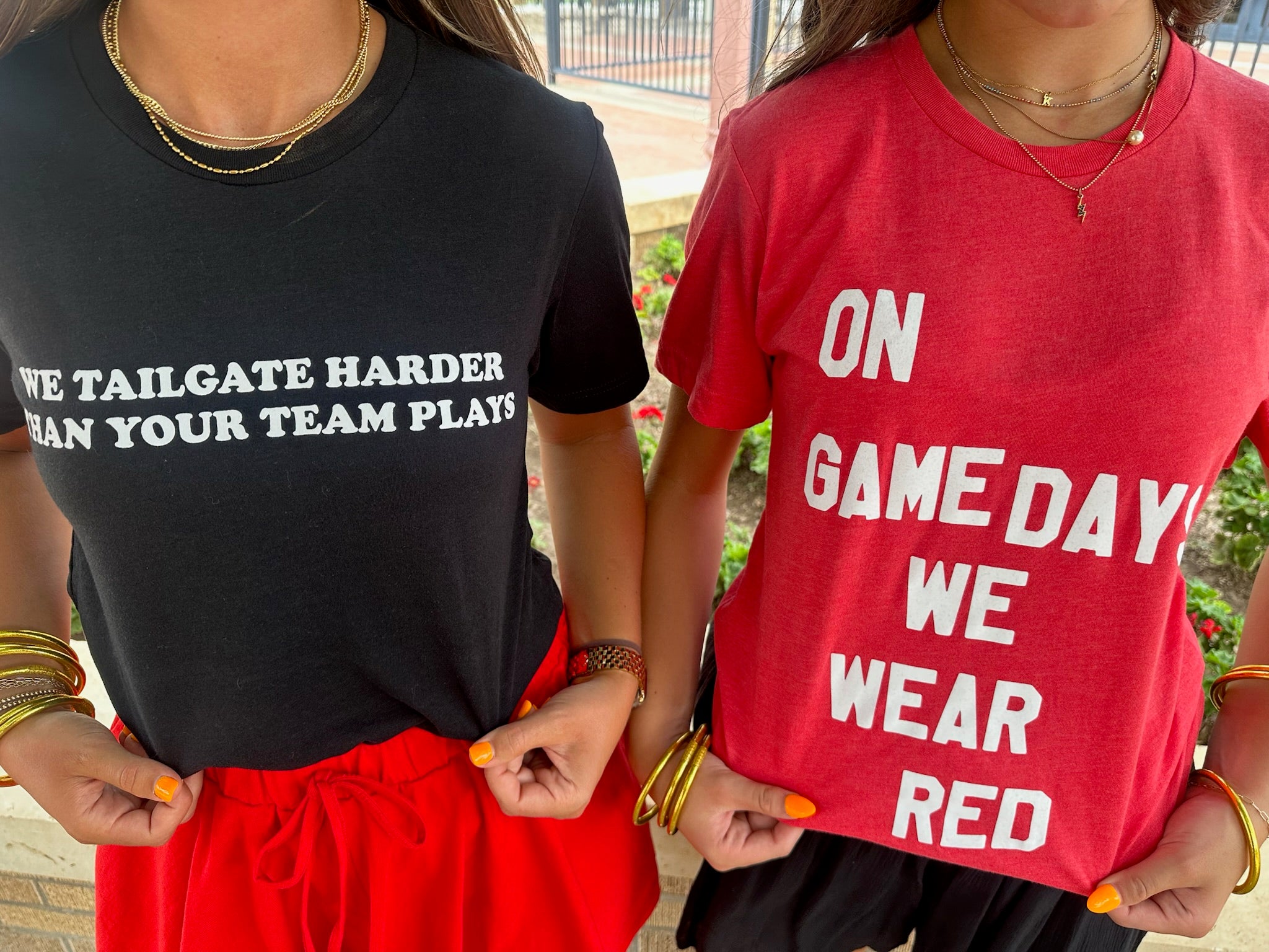 On Game Days We Wear Red